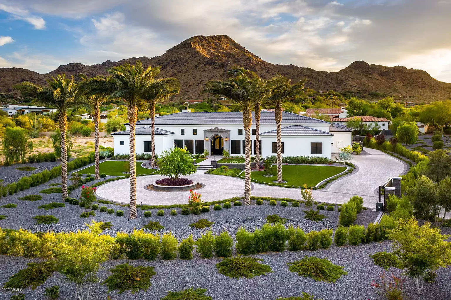 Finished landscape contractor project in Scottsdale, AZ
